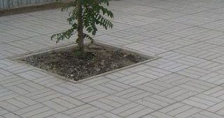 Качественная тротуарная плитка серого цвета в Соли-Илецке в октябре