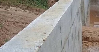 Строительство подпорной стенки из бетона в Соли-Илецке в октябре